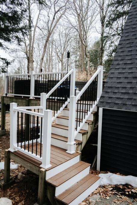 Вилла New! Cozy & Modern A-Frame In The Woods W/Hot Tub Tamworth Экстерьер фото