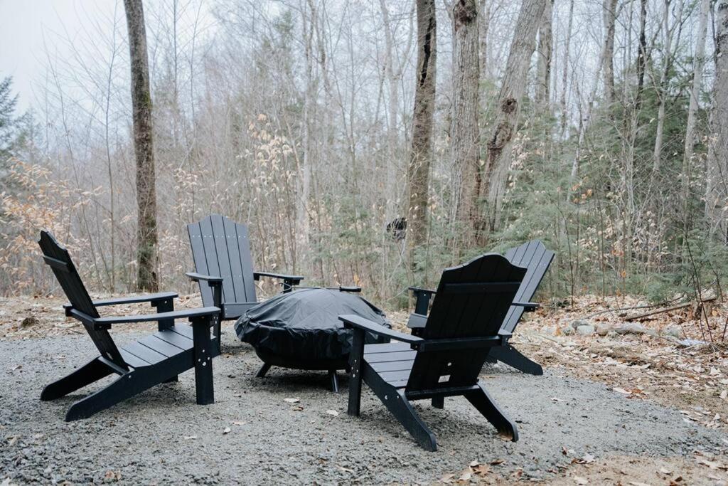 Вилла New! Cozy & Modern A-Frame In The Woods W/Hot Tub Tamworth Экстерьер фото